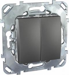 Изображение продукта Переключатель двухклавишный Schneider Electric Unica 10AX 250V 
